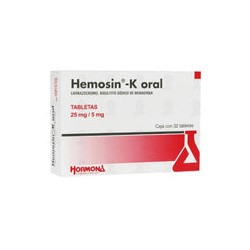 HEMOSIN-K 25/5 MG 32 TAB