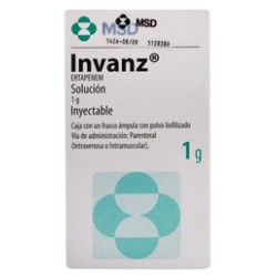 INVANZ 1 G SOL INY F.A.
