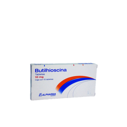 BUTILHIOSCINA 10MG 10 TAB   LGEN