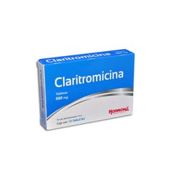 CLARITROMICINA TAB 500 MG CAJA C10