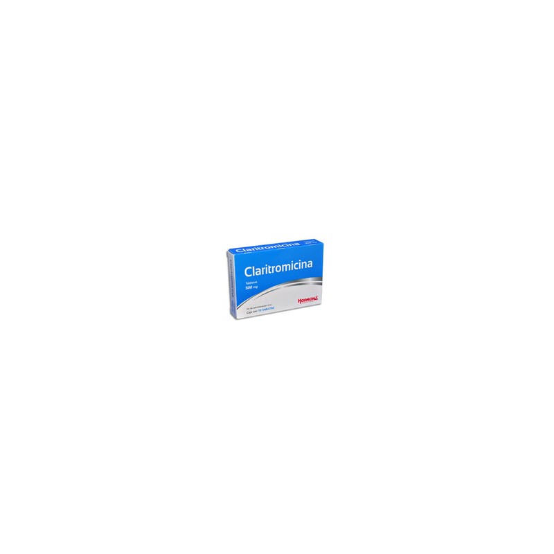 CLARITROMICINA TAB 500 MG CAJA C10