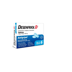 DESENFRIOL-D 2/5/500 MG 6 TAB