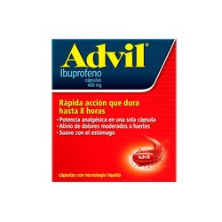 ADVIL 400 MG 20 CAPS