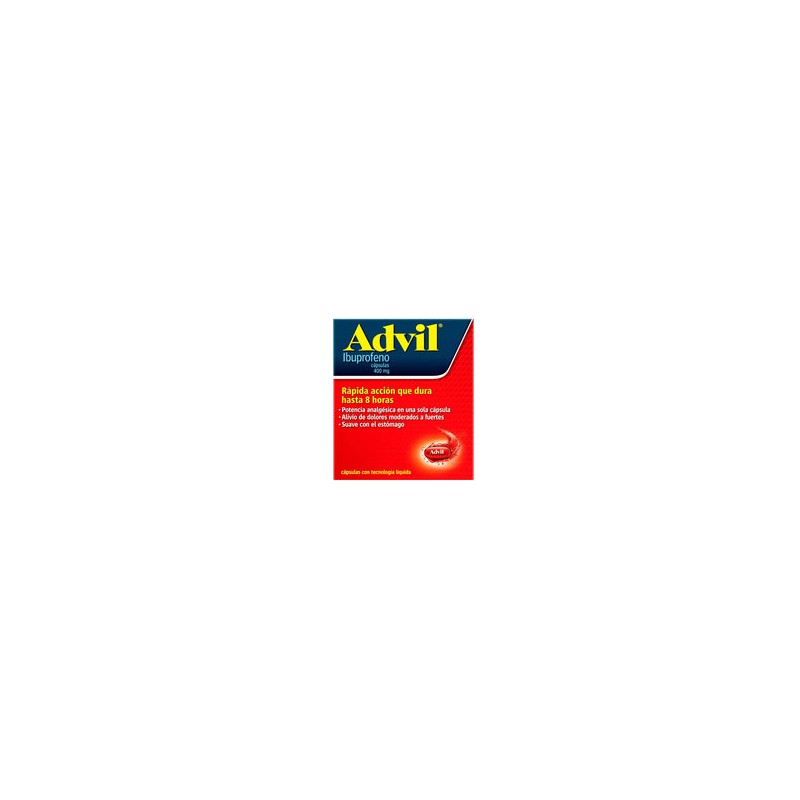ADVIL 400 MG 20 CAPS