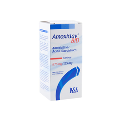 AMOXICLAV BID 875/125MG 14TAB